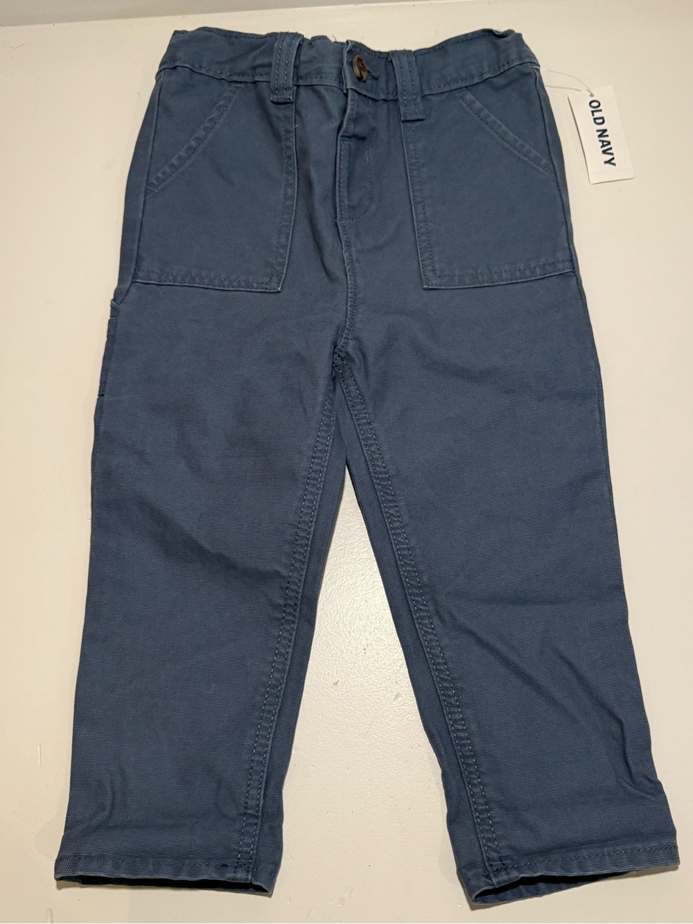 Old Navy Boys Blue Utility Pants 18–24M NWT
